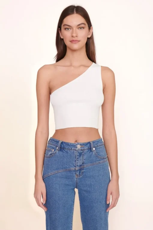 CLOTHING STAUD - LEXI TOP WHITE
