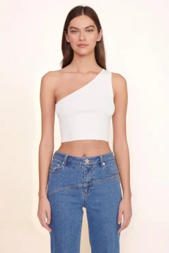 CLOTHING STAUD - LEXI TOP WHITE