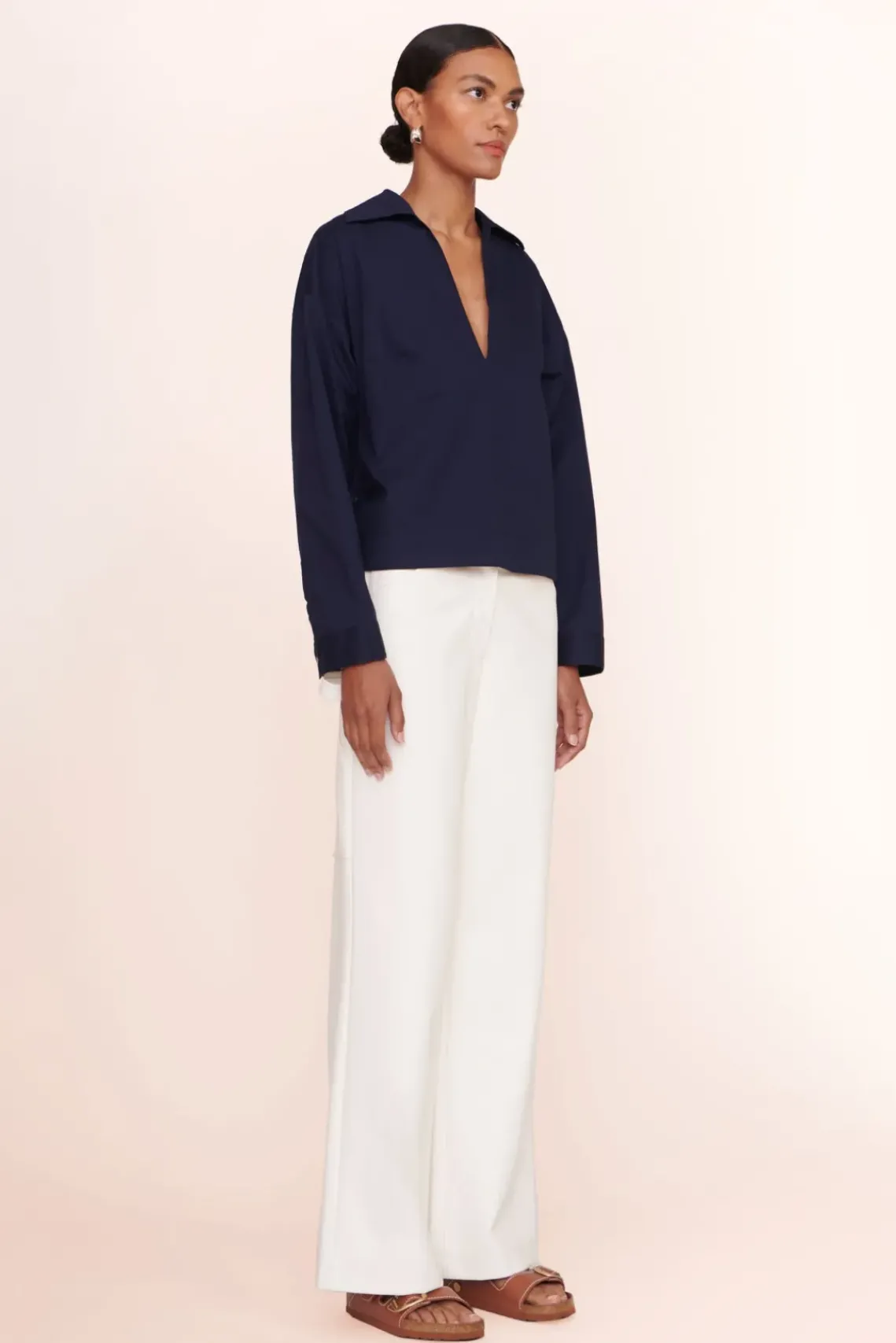 CLOTHING STAUD - MARLENE TOP NAVY