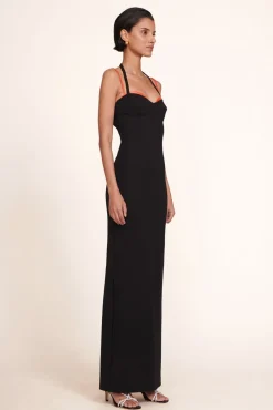 CLOTHING STAUD - MASONITE DRESS BLACK CHERRY