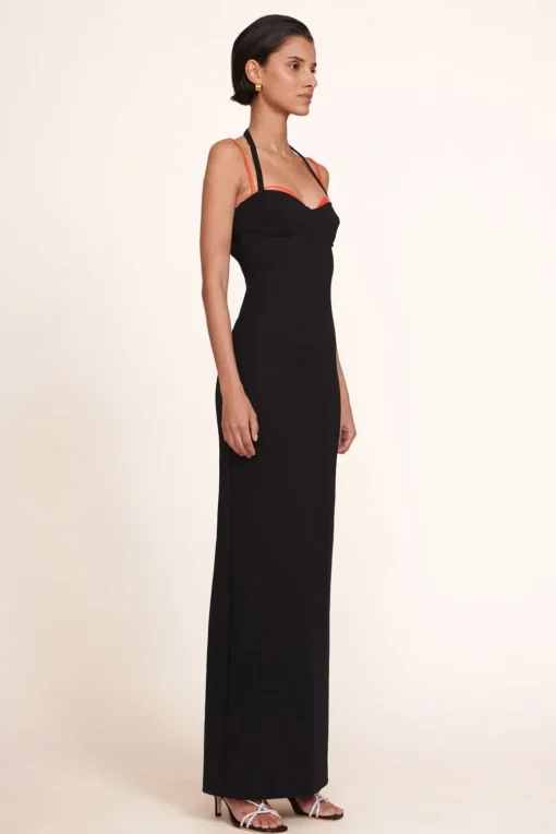 CLOTHING STAUD - MASONITE DRESS BLACK CHERRY