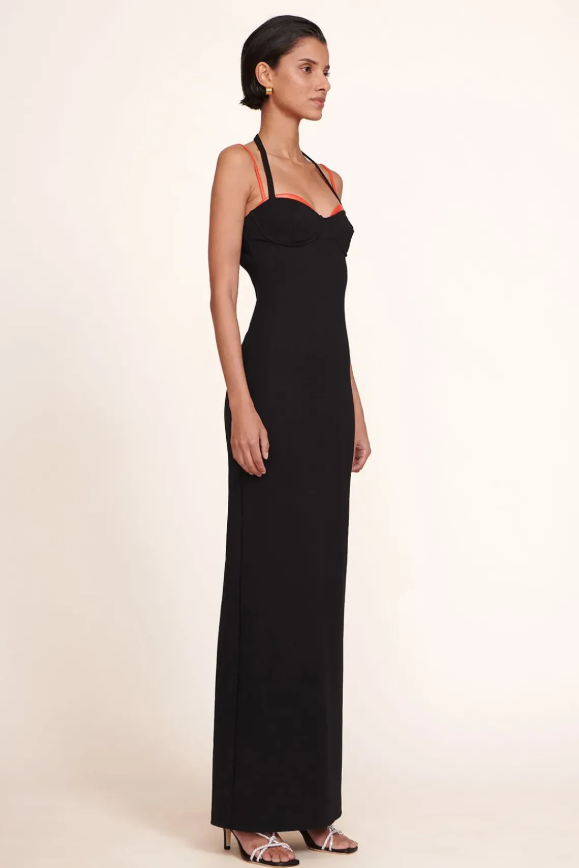 CLOTHING STAUD - MASONITE DRESS BLACK CHERRY
