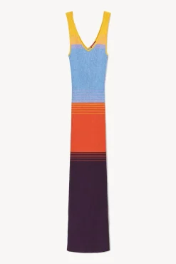 CLOTHING STAUD - MAXI DANA DRESS AURA