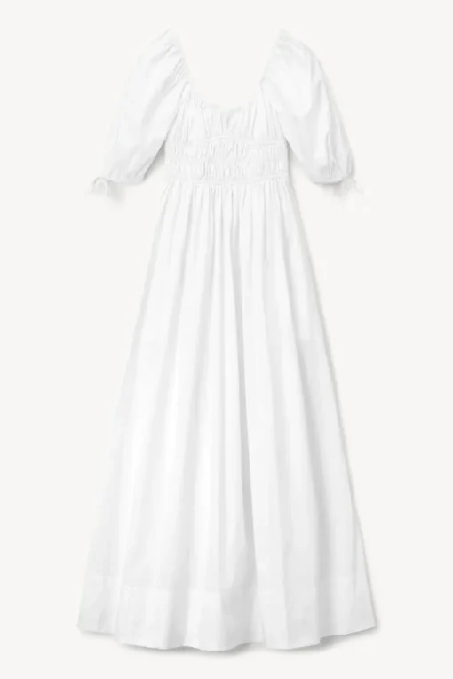 CLOTHING STAUD - MAXI FAYE DRESS WHITE