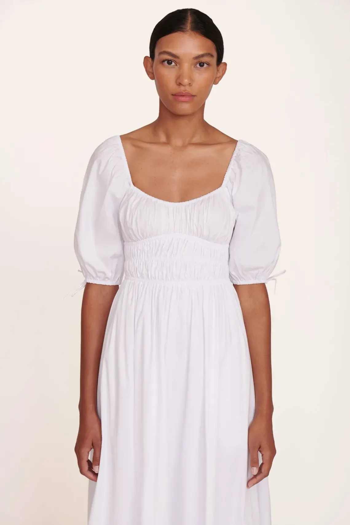 CLOTHING STAUD - MAXI FAYE DRESS WHITE