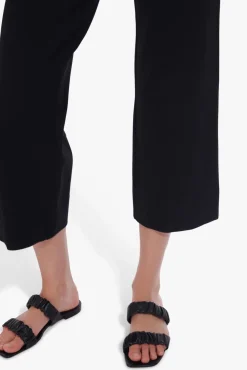 SHOES STAUD - MAYA RUCHED SANDAL BLACK