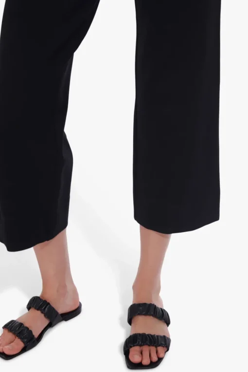SHOES STAUD - MAYA RUCHED SANDAL BLACK