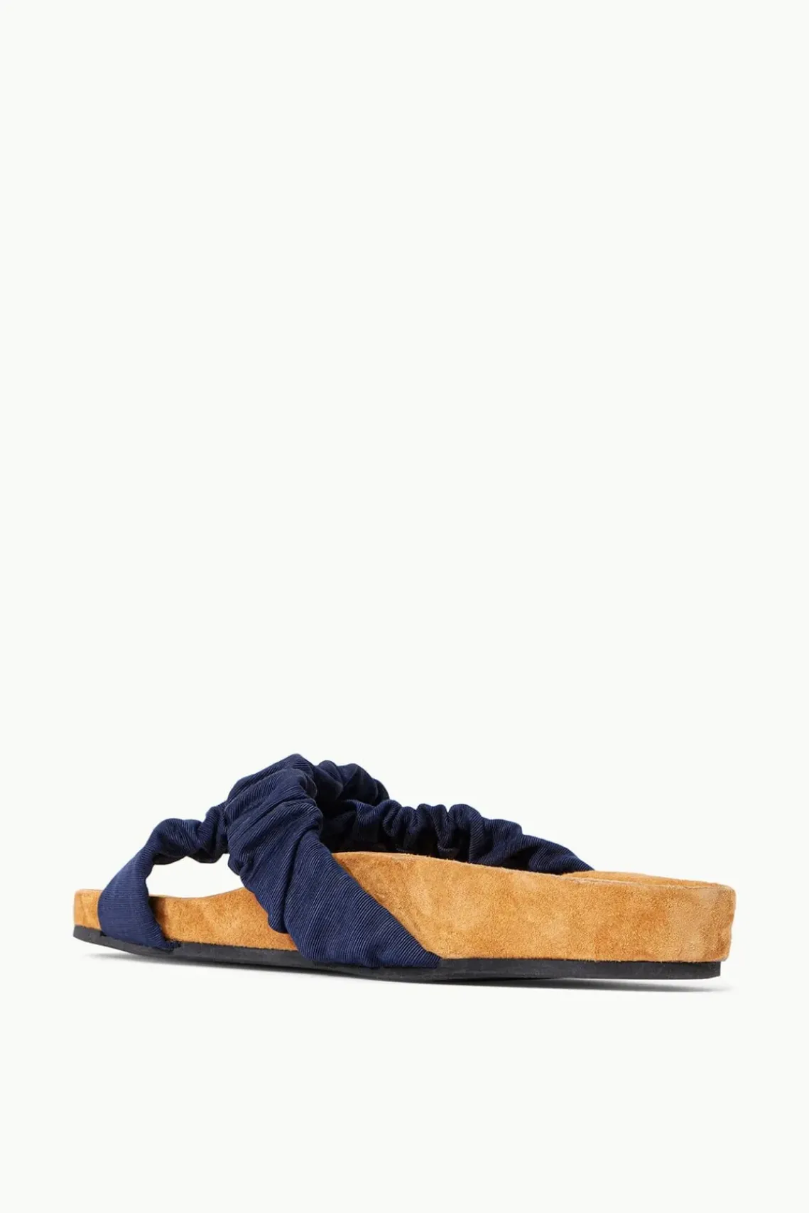 SHOES STAUD - MICHEL SLIDE NAVY GROSGRAIN CASHEW SUEDE NAVY CASHEW