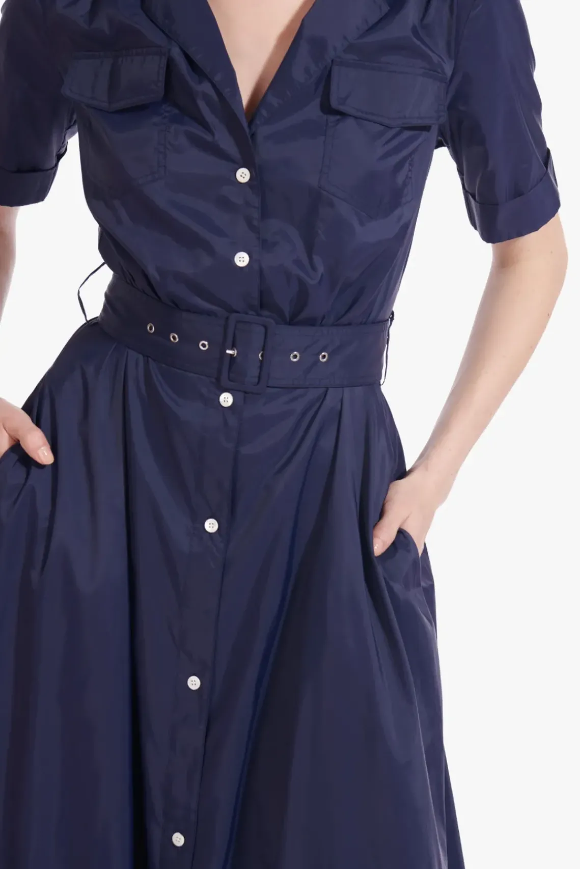 CLOTHING STAUD - MILLIE DRESS NAVY