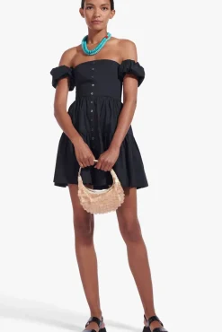 CLOTHING STAUD - MINI ELIO DRESS BLACK