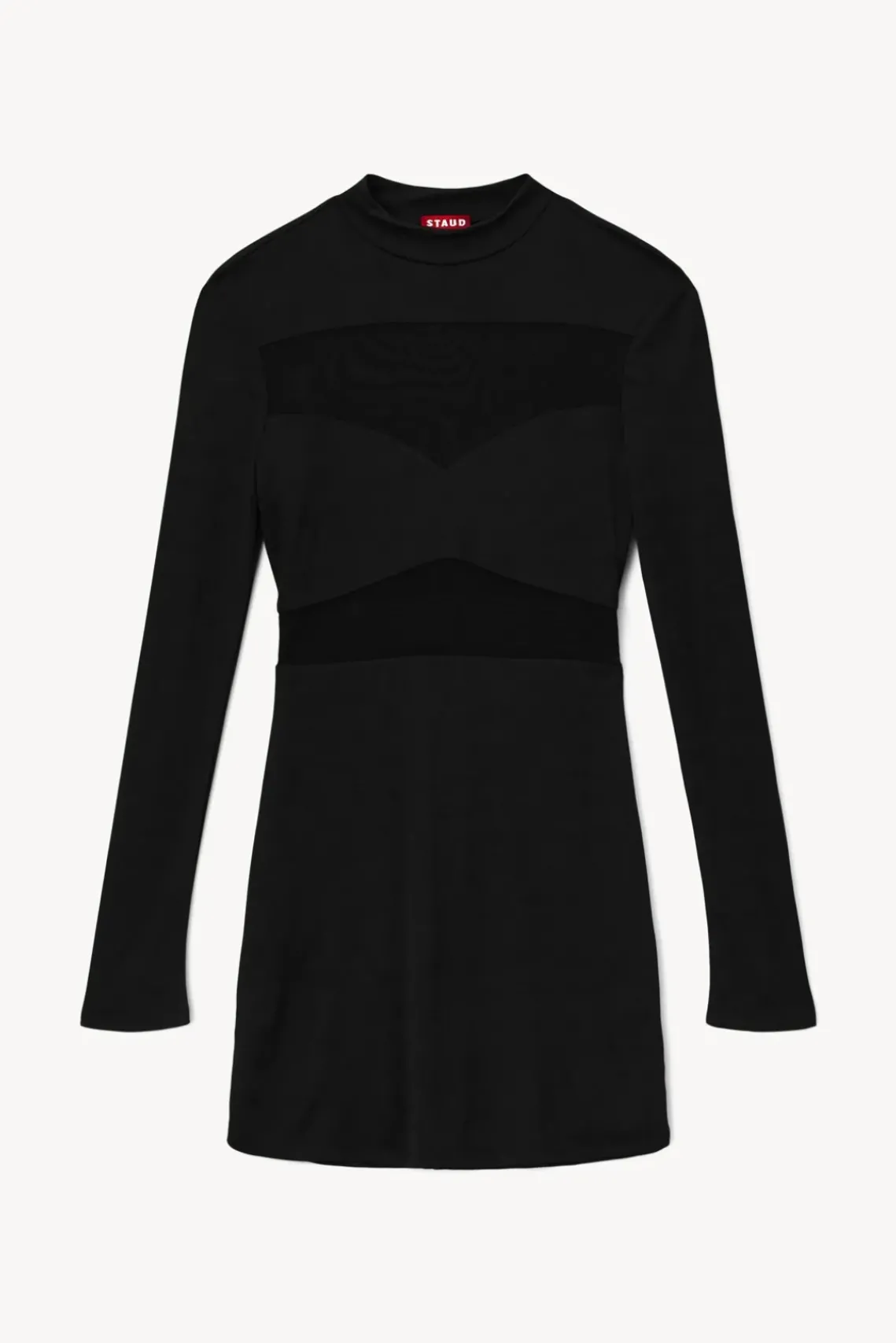 CLOTHING STAUD - MINI FALCON DRESS BLACK