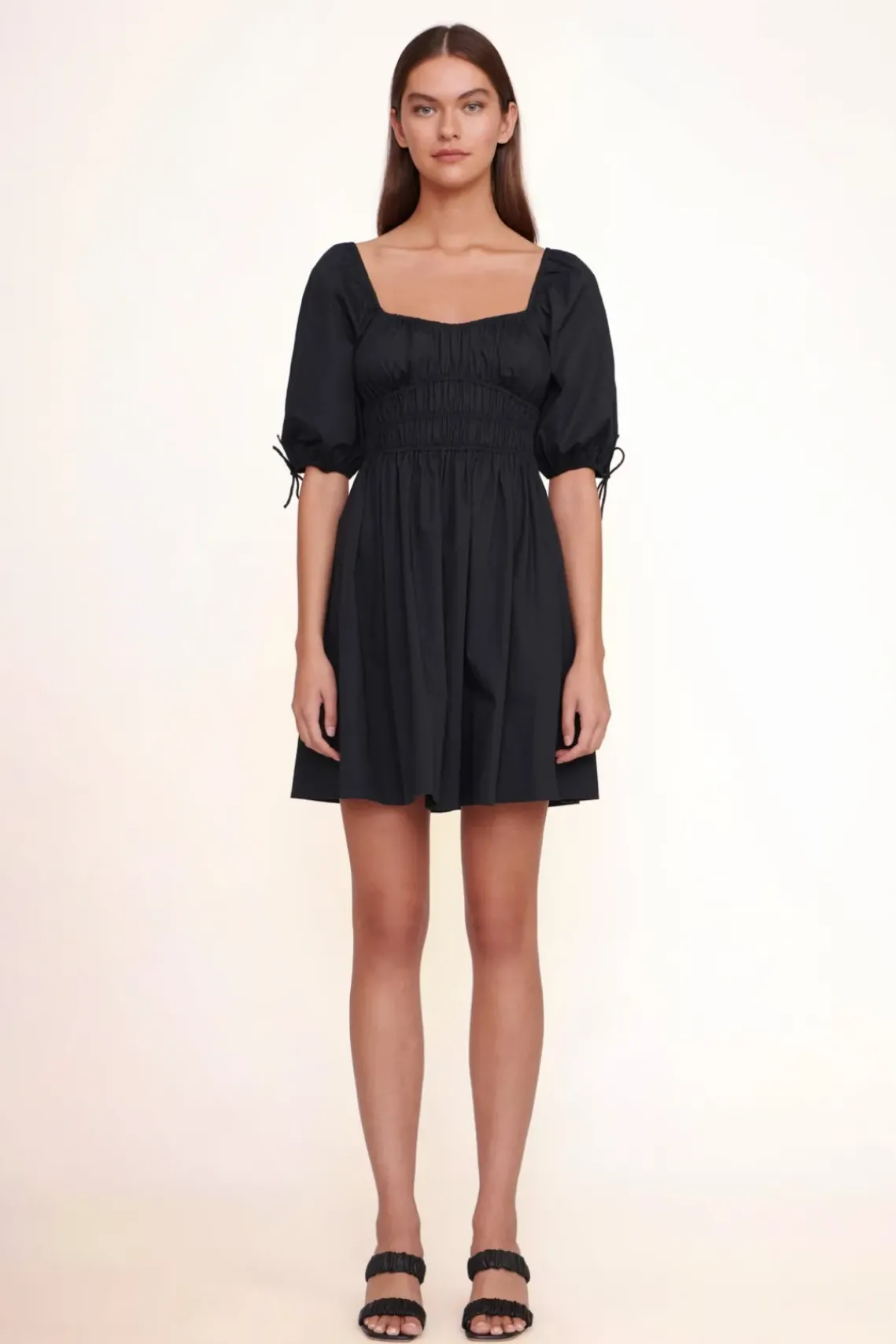 CLOTHING STAUD - MINI FAYE DRESS BLACK
