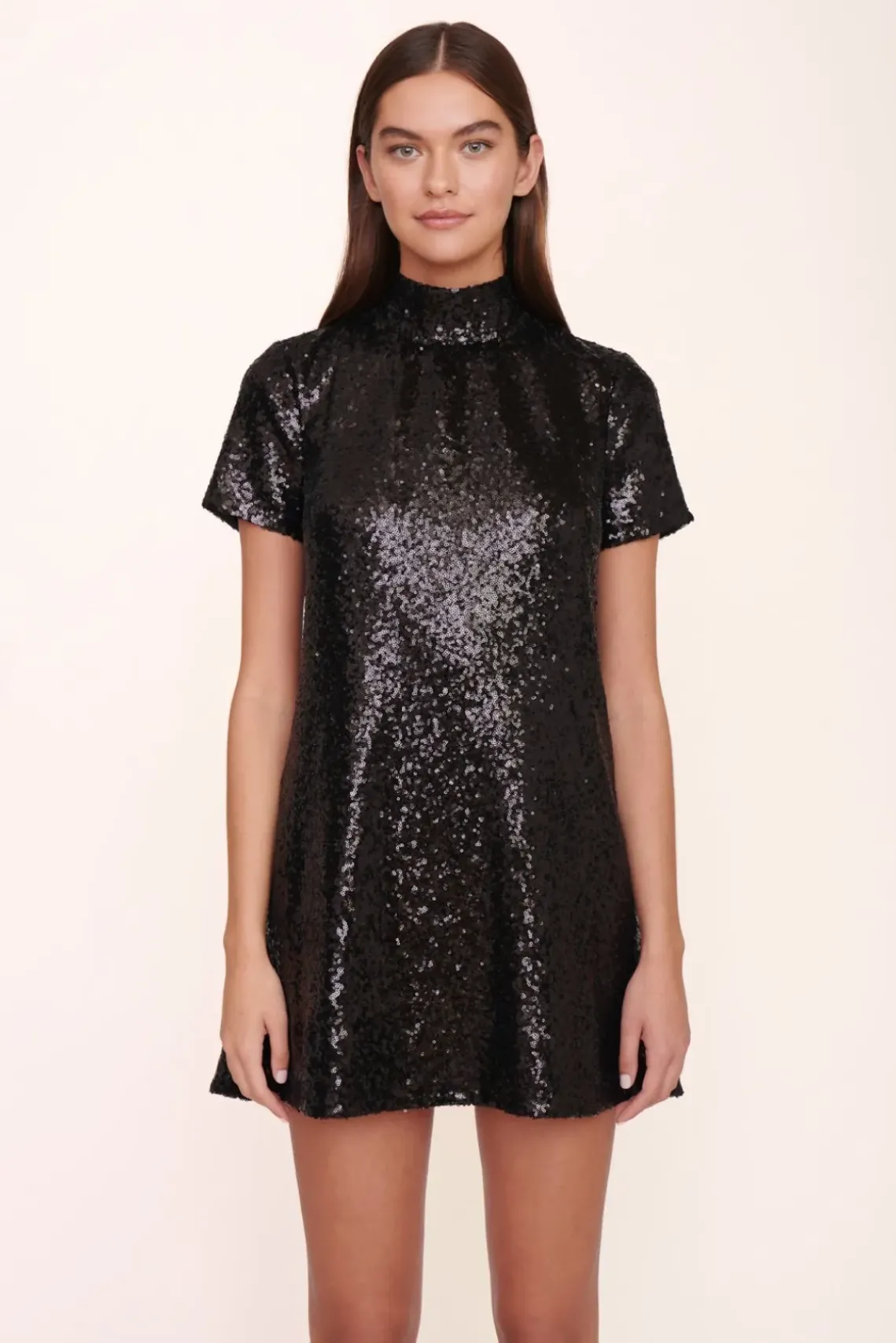 HANDBAGS STAUD - MINI ILANA DRESS SEQUINS BLACK