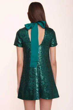 CLOTHING STAUD - MINI ILANA DRESS EMERALD