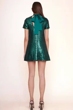 HANDBAGS STAUD - MINI ILANA DRESS EMERALD
