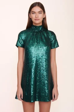 HANDBAGS STAUD - MINI ILANA DRESS EMERALD