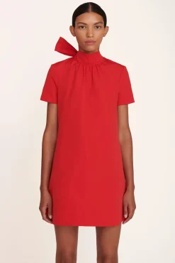 CLOTHING STAUD - MINI ILANA DRESS POINSETTIA