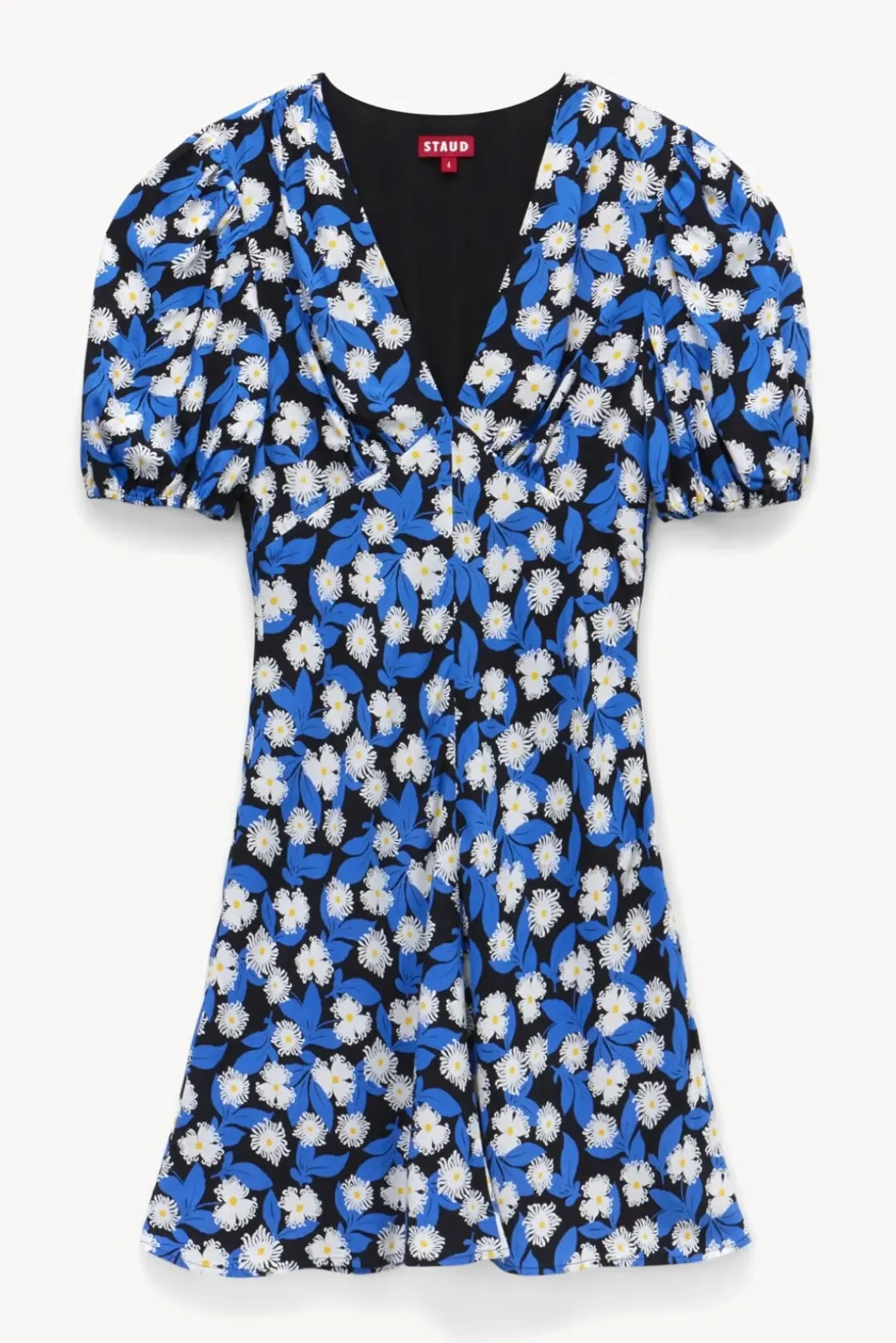 CLOTHING STAUD - MINI MILLA DRESS WHITE ACID FLORAL