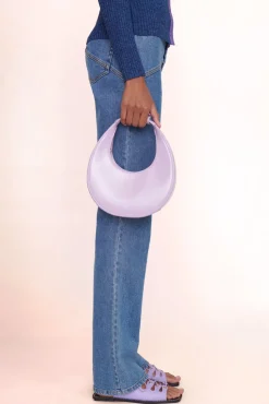 HANDBAGS STAUD - MINI MOON BAG LILAC