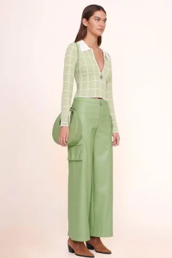 HANDBAGS STAUD - MINI MOON BAG MOSS