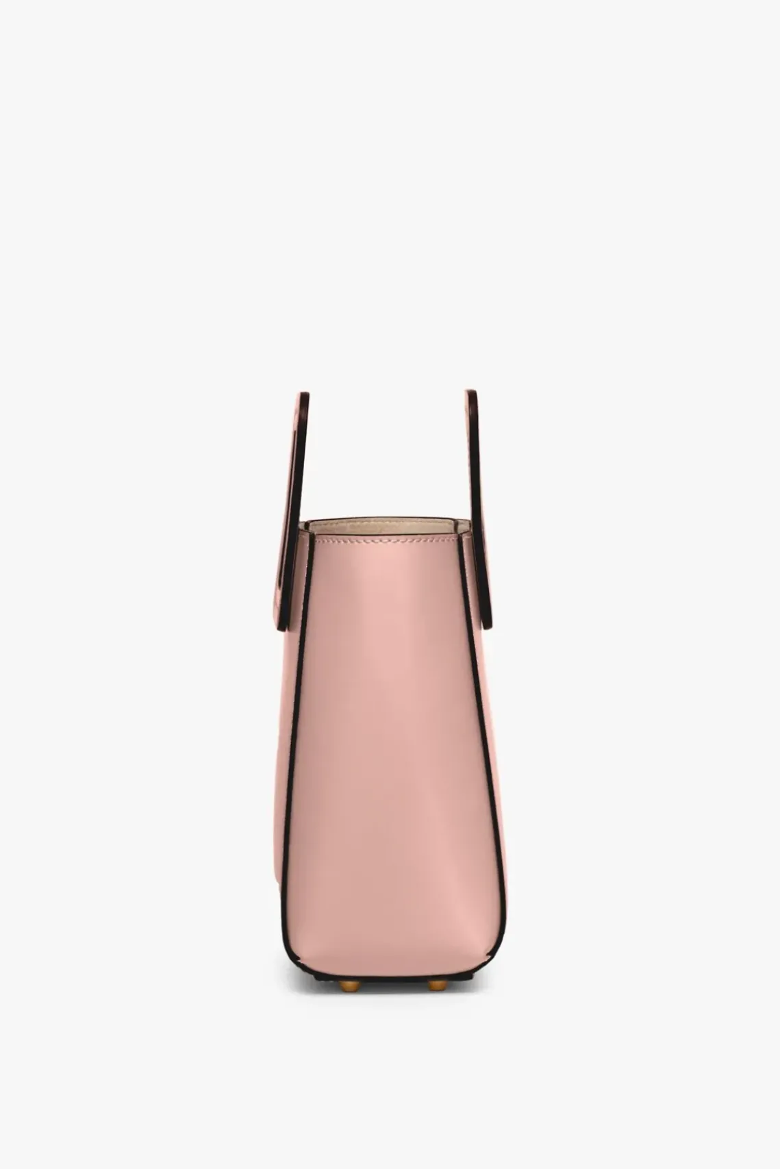 HANDBAGS STAUD - MINI SHIRLEY LEATHER BAG DARK BLUSH