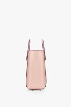 HANDBAGS STAUD - MINI SHIRLEY LEATHER BAG BLUSH
