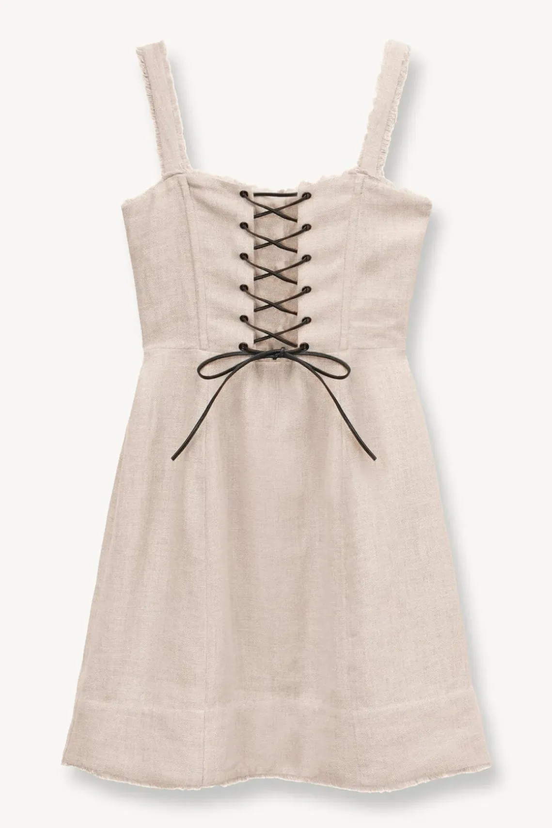 CLOTHING STAUD - MINI SUTTON DRESS NATURAL