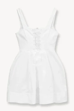 CLOTHING STAUD - MINI SUTTON DRESS WHITE