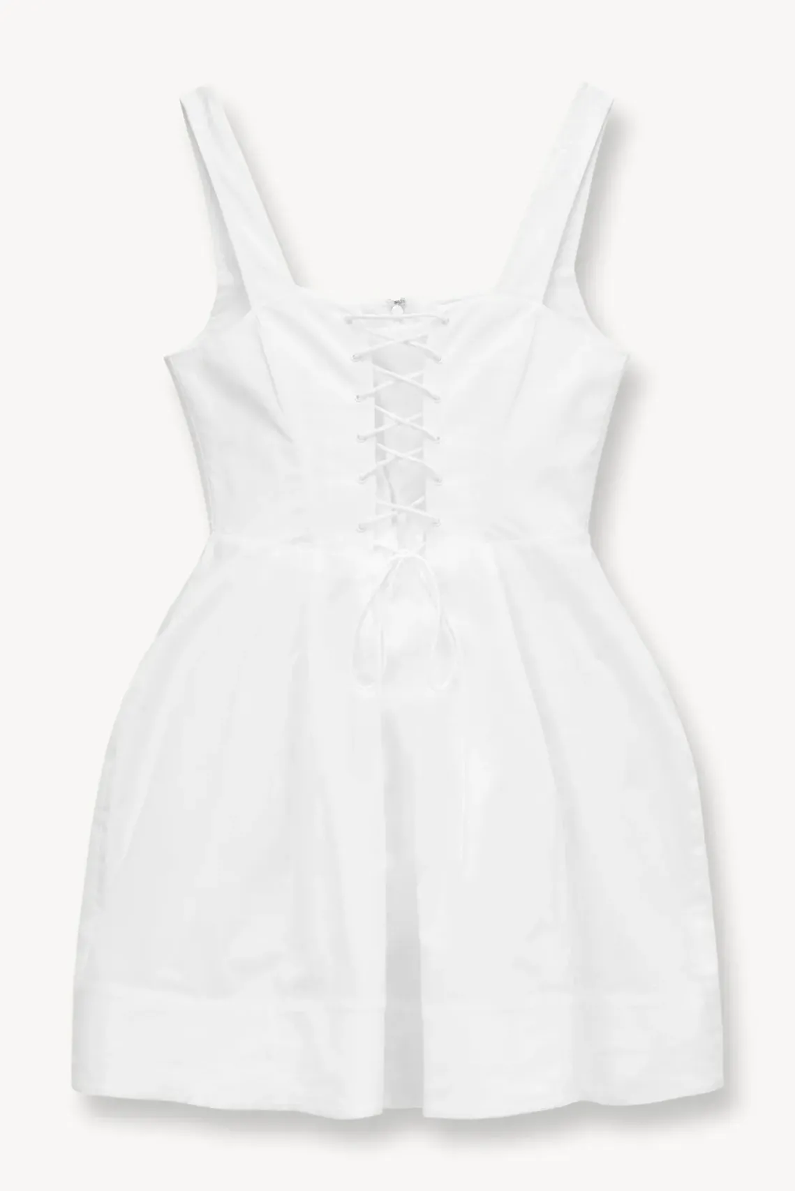 CLOTHING STAUD - MINI SUTTON DRESS WHITE