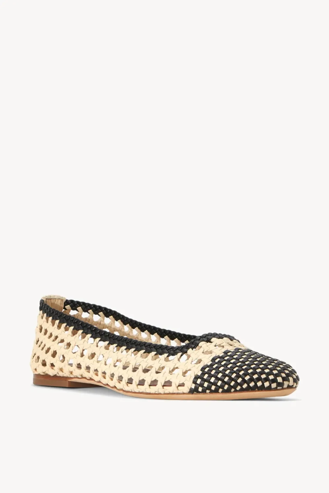 SHOES STAUD - NELL CROCHET BALLERINA CREAM BLACK