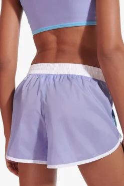 CLOTHING STAUD - NYLON RUN SHORT GALAXY PURPLE