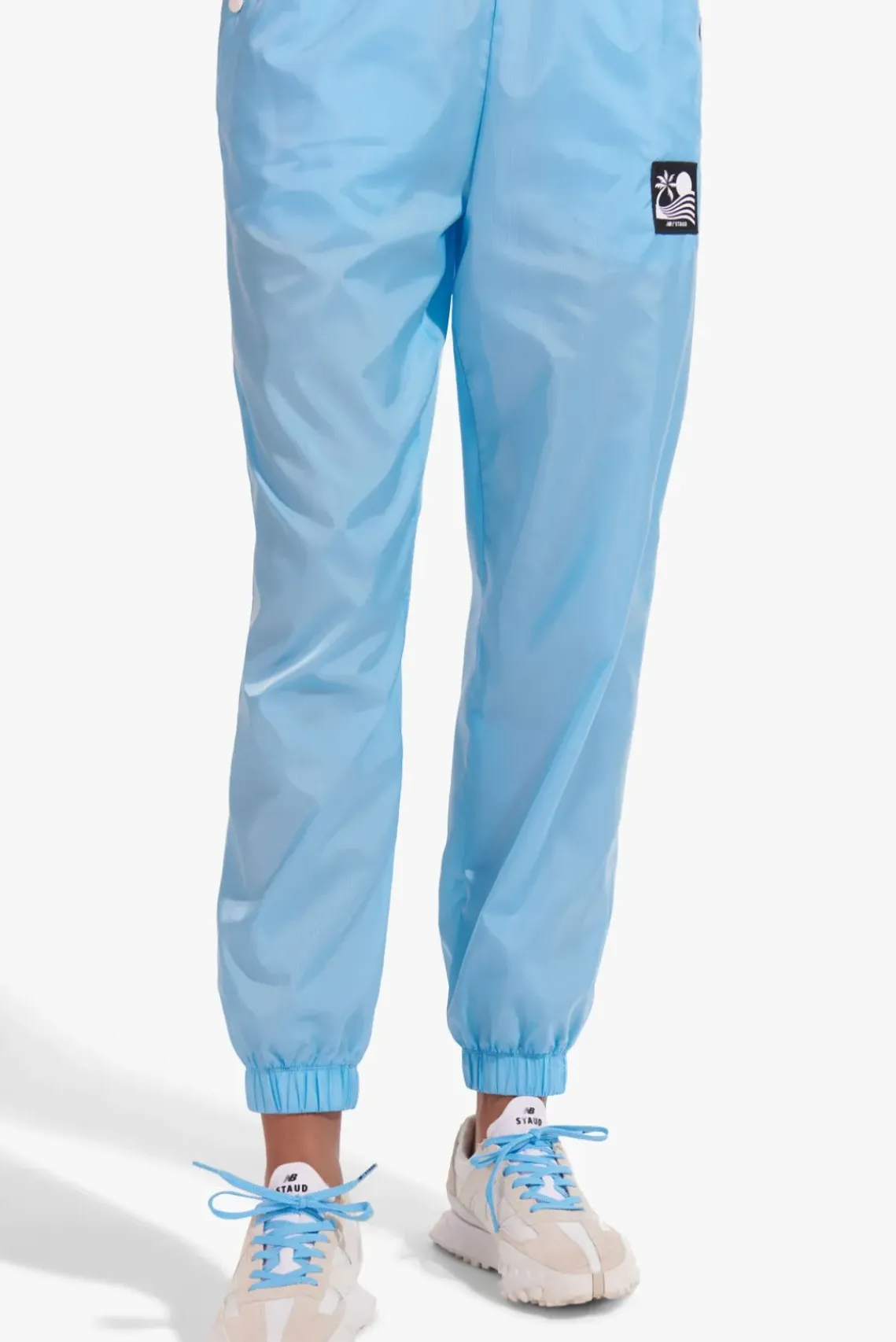 CLOTHING STAUD - NYLON TRACK PANT ALASKAN BLUE
