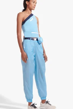 CLOTHING STAUD - NYLON TRACK PANT ALASKAN BLUE