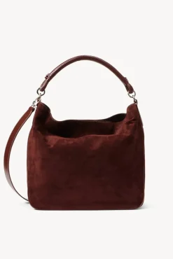 HANDBAGS STAUD - PERRY BAG MAHOGANY SUEDE