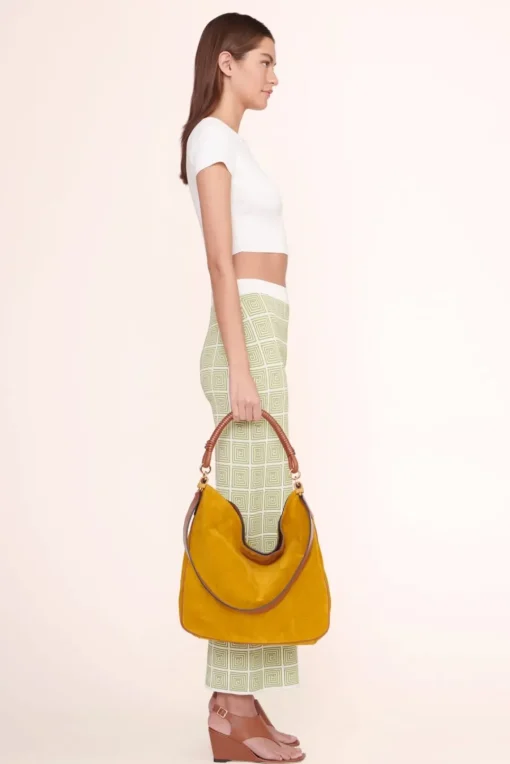 HANDBAGS STAUD - PERRY BAG OCHER TAN SUEDE