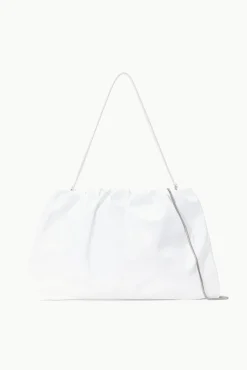 HANDBAGS STAUD - PHOEBE BAG PATENT WHITE