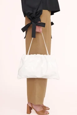 HANDBAGS STAUD - PHOEBE BAG PATENT WHITE