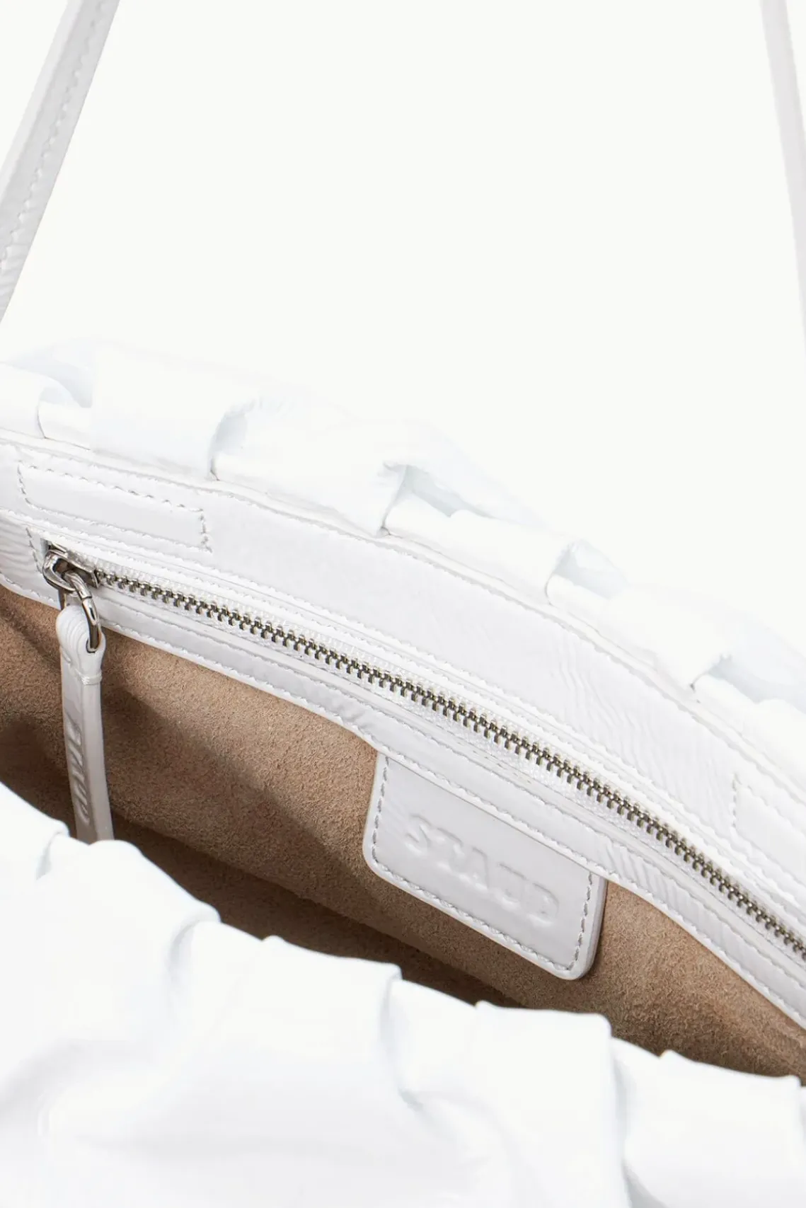 HANDBAGS STAUD - PHOEBE BAG PATENT WHITE