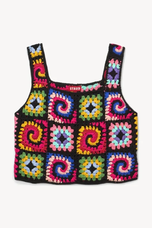 CLOTHING STAUD - PSYCHEDELIC TOP ACID RAINBOW