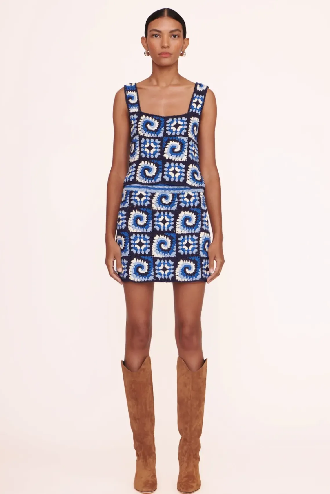 CLOTHING STAUD - PSYCHEDELIC TOP ACID COBALT
