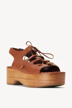 SHOES STAUD - QUINN PLATFORM TAN