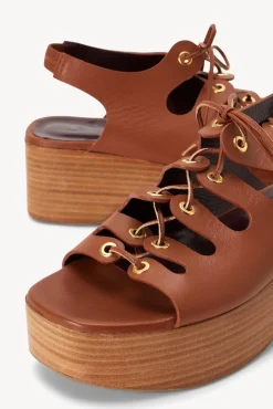 SHOES STAUD - QUINN PLATFORM TAN