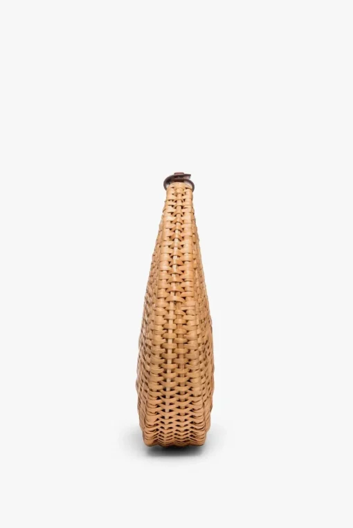 HANDBAGS STAUD - RATTAN MOON BAG NATURAL