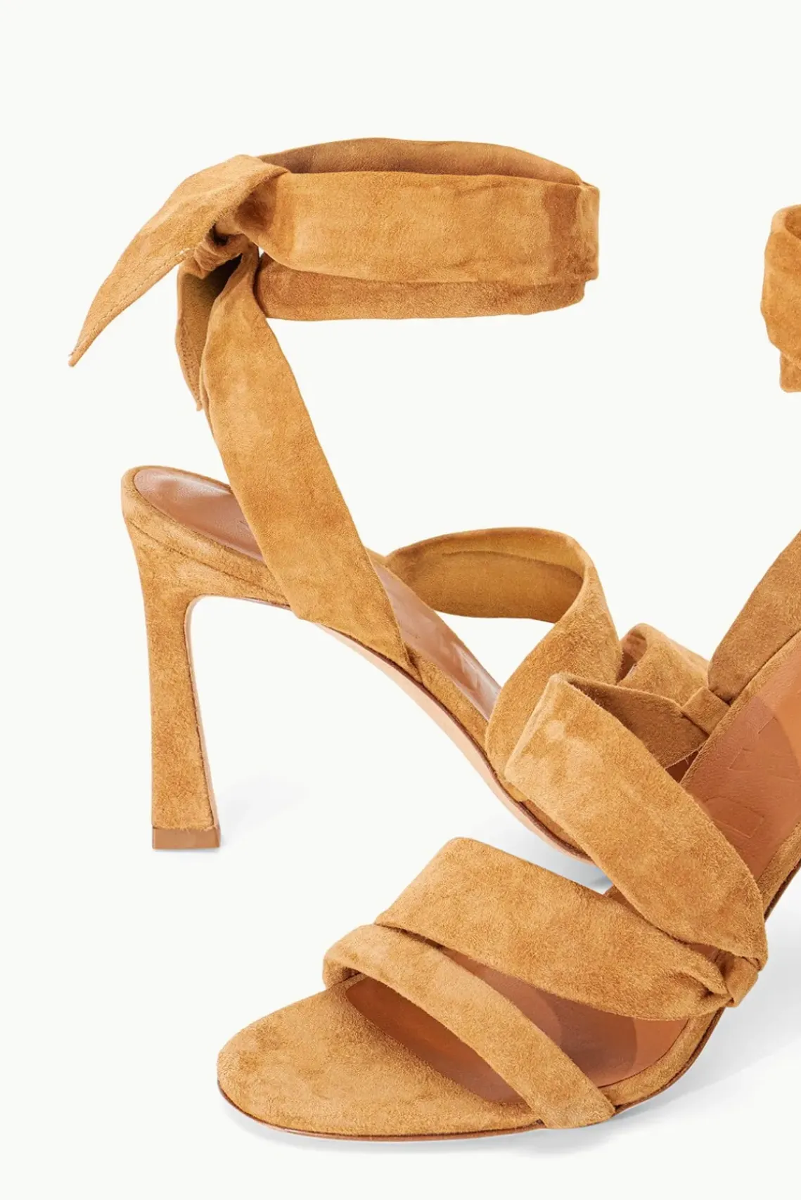 SHOES STAUD - RELLIE HEEL SUEDE CASHEW