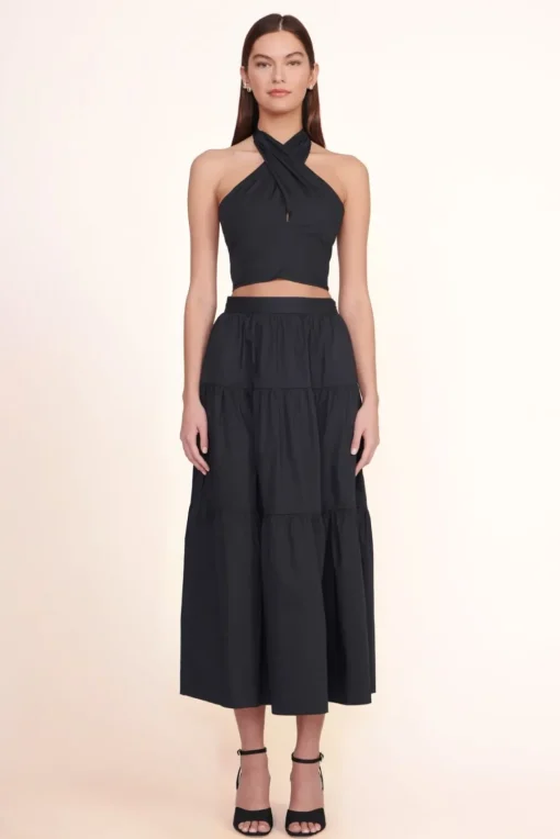 CLOTHING STAUD - SEA SKIRT BLACK