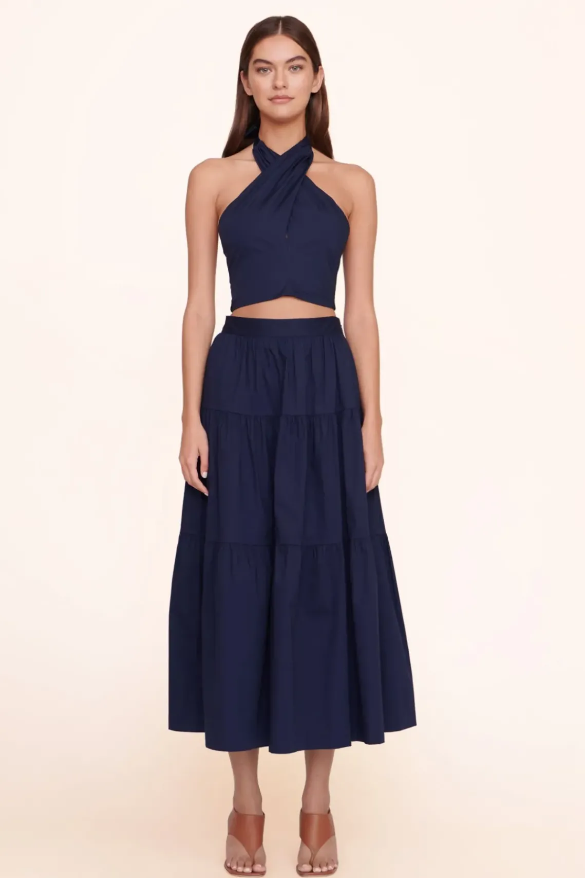 CLOTHING STAUD - SEA SKIRT NAVY