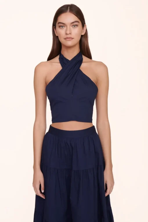 CLOTHING STAUD - SEA SKIRT NAVY