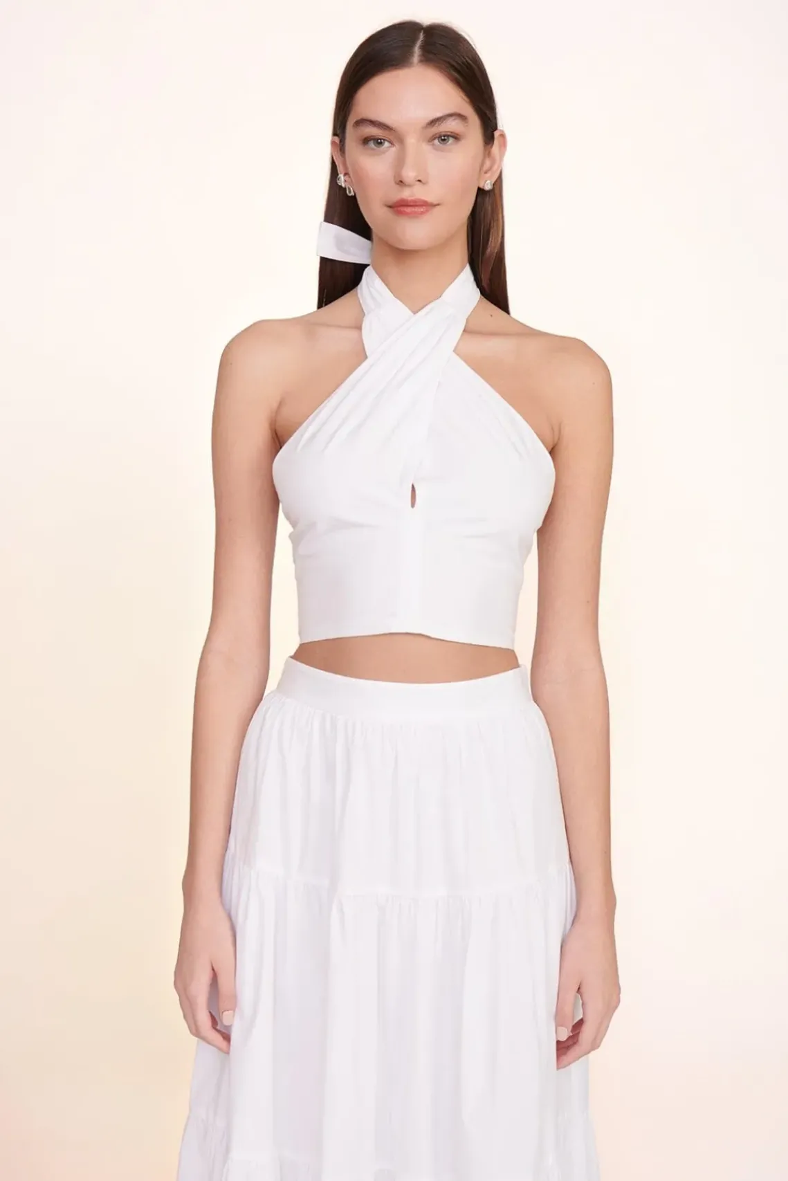 CLOTHING STAUD - SEA SKIRT WHITE