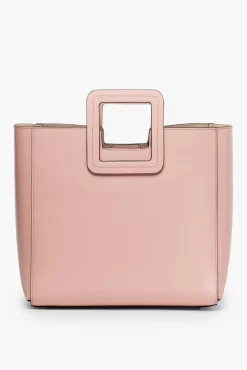 HANDBAGS STAUD - SHIRLEY LEATHER BAG DARK BLUSH