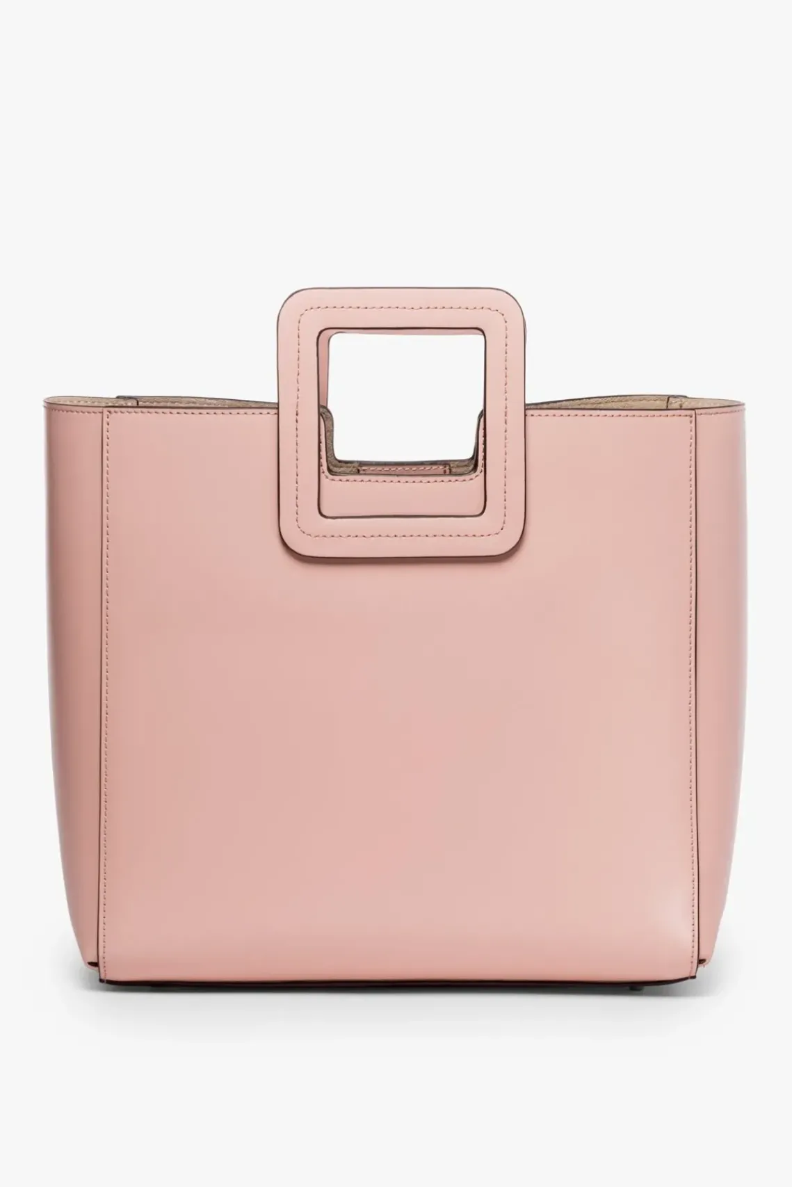 HANDBAGS STAUD - SHIRLEY LEATHER BAG DARK BLUSH